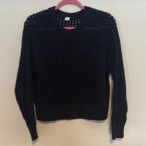 Black Knit Women's Sweater